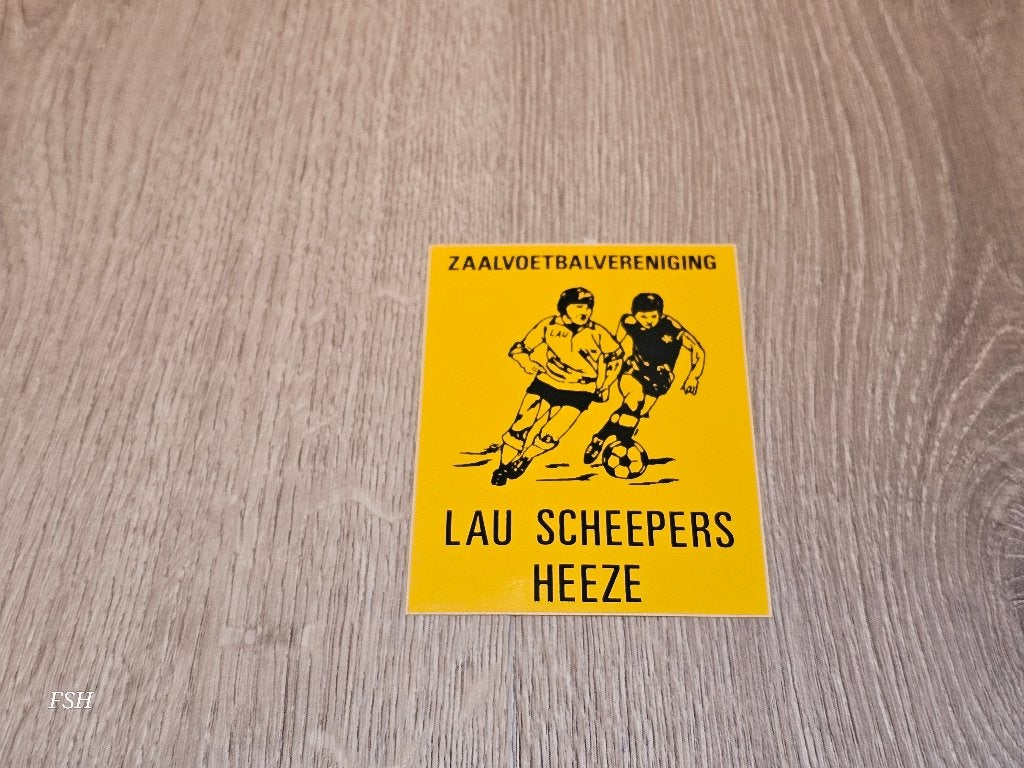Stickers: Lau Scheepers, RKSV Heeze, DVS Heeze, ZVV Heeze., Ophalen of Verzenden, Nieuw, Sport