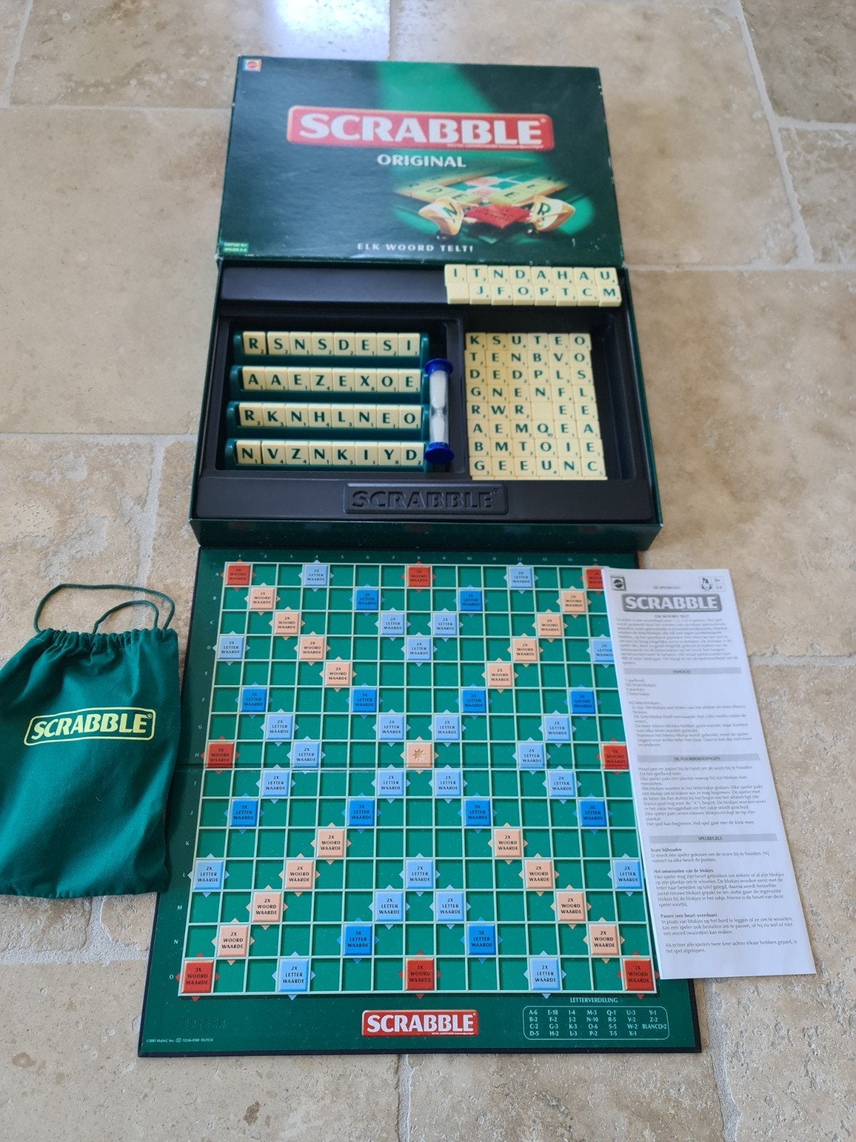 Scrabble Original - Compleet en Zo Goed als Nieuw, Ophalen of Verzenden, Zo goed als nieuw
