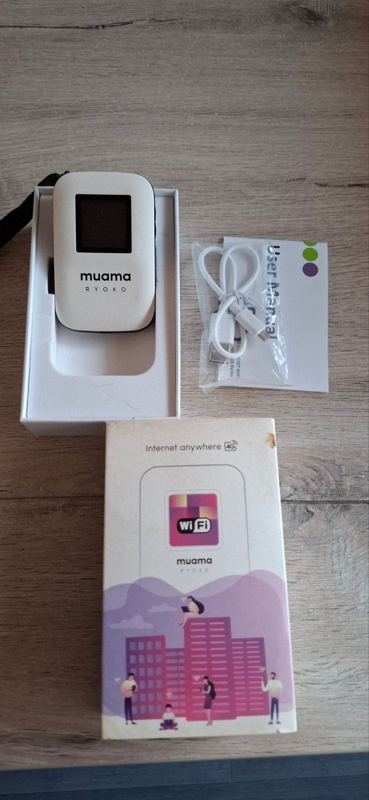 Muama Ryoko Draagbare 4G WiFi Router - Nieuwstaat, Ophalen of Verzenden, Zo goed als nieuw