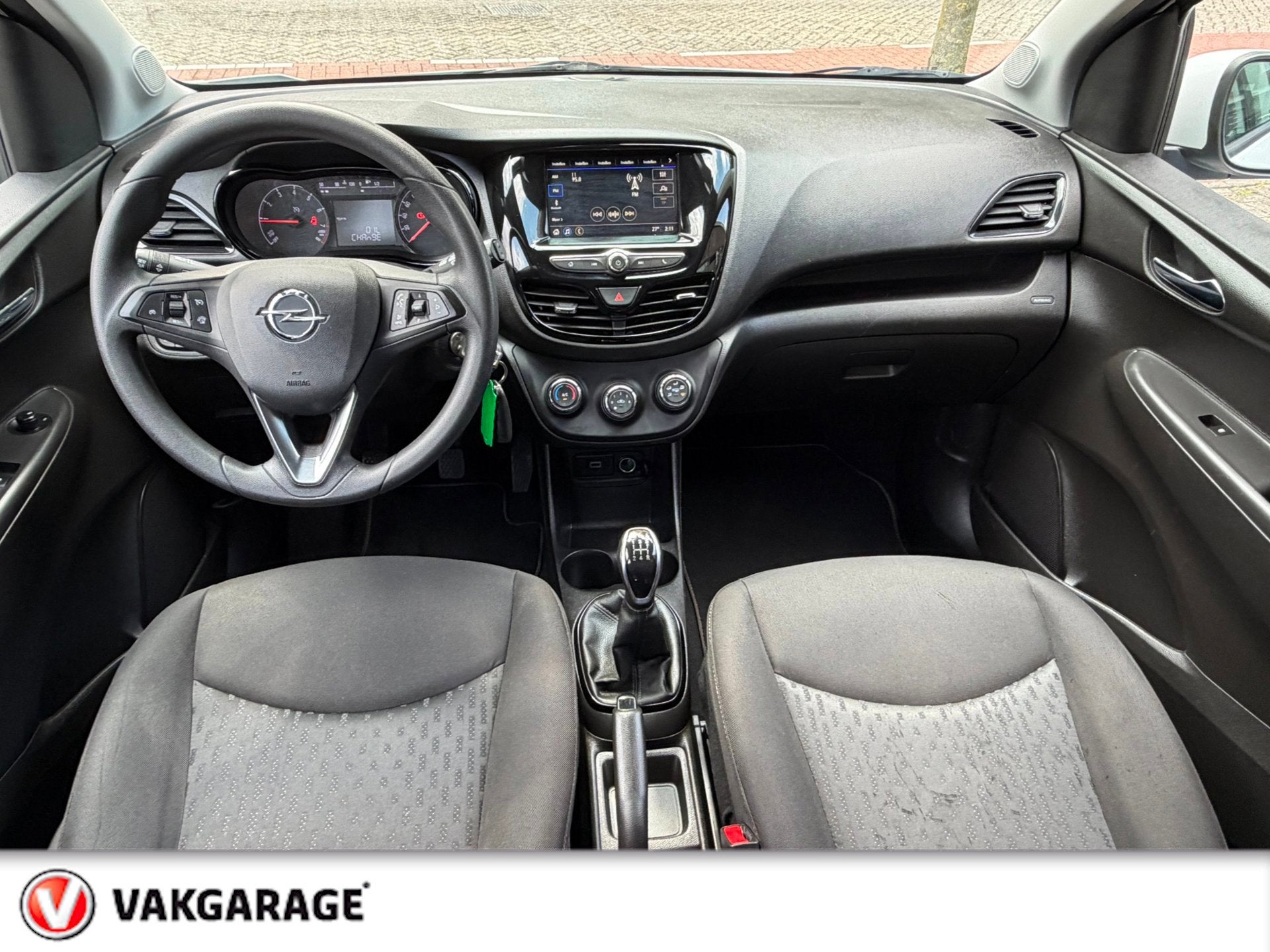 Opel KARL 1.0 Rocks Online Edition Bovag rijklaarprijs !, Auto's, Opel, Stof, Gebruikt, Wit, Origineel Nederlands