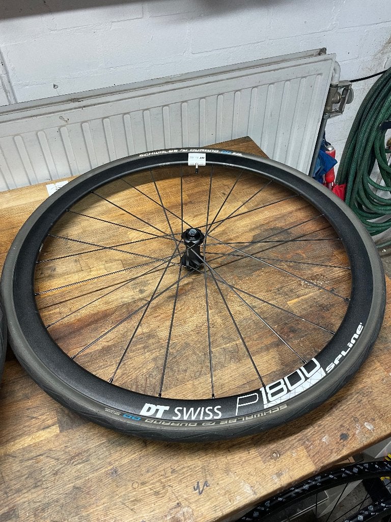 DT Swiss P1800 Spline Disc Racefiets Wielset + Durano Banden, Wiel, DT Swiss, Ophalen of Verzenden, Zo goed als nieuw