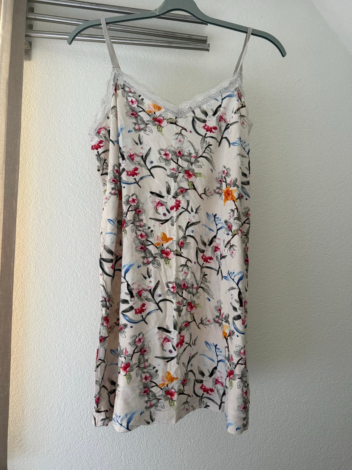 Nachthemd 44/46 S.Oliver met verstelbare schouderbandjes, Ophalen of Verzenden, Meerkleurig, Nachtkleding