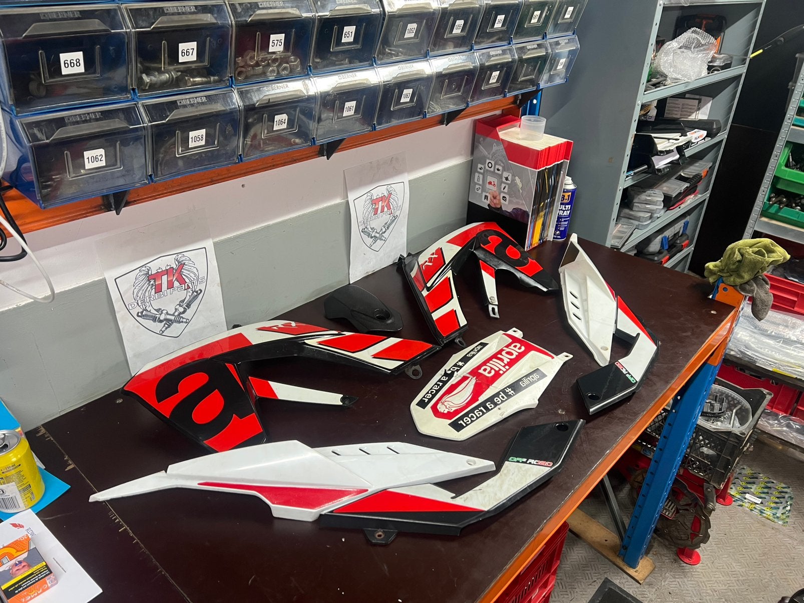Aprilia sx/rx kappenset, Gebruikt, Kappenset, Ophalen of Verzenden, Tot 2018