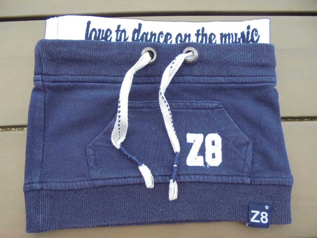 Blauw wir rokje Z8, Meisje, Jurkje of Rokje, Z8, Ophalen of Verzenden