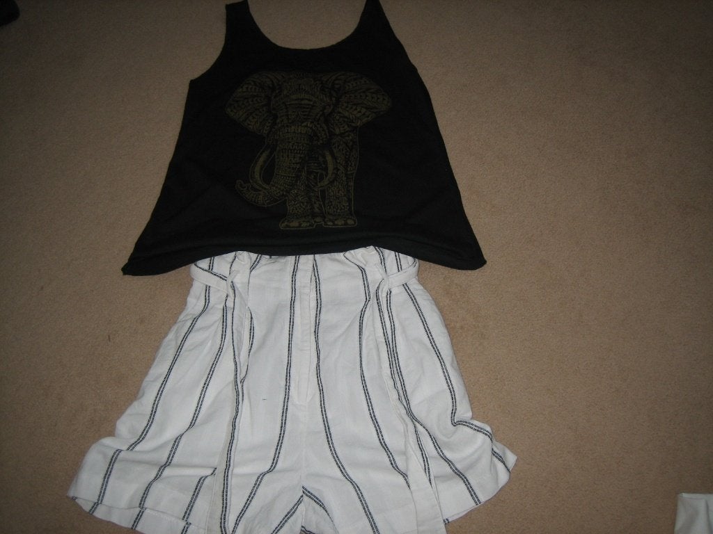 korte broeken maat XS//34/170, H&M, Kort, Wit, Ophalen of Verzenden