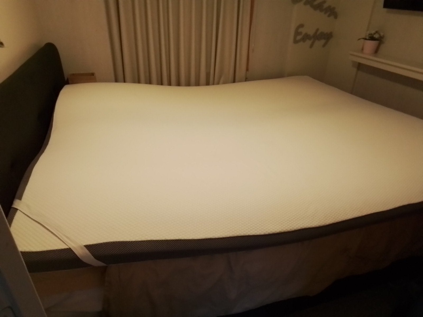 Eazzzy Topper 180x200 cm, Ophalen, Tweepersoons, Zo goed als nieuw, Matras