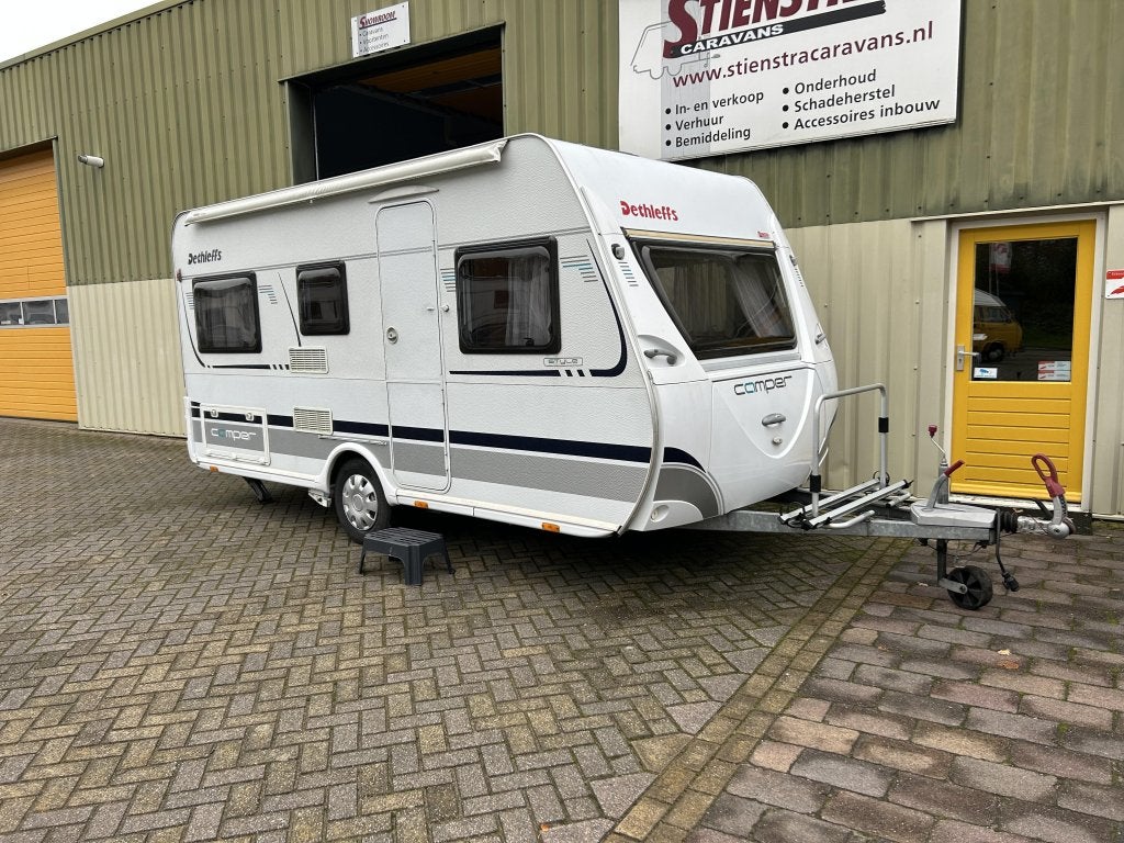Dethleffs Camper Style 430 DB Vast bed Mover Zakluifel, Rondzit, Schokbreker, Bedrijf, Dethleffs