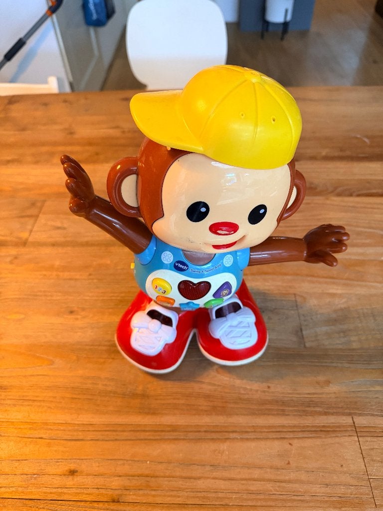 VTech Swing & Speel Aap, Ophalen of Verzenden, Gebruikt, 6 maanden tot 2 jaar