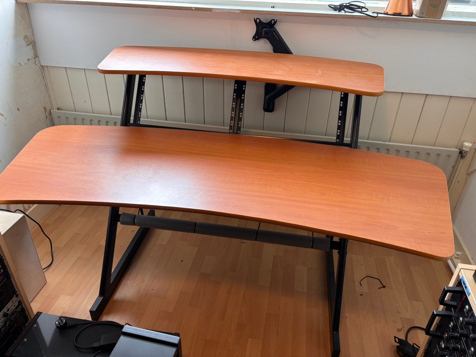 Groot studiomeubel met 2x 6HE aan racks, Muziek en Instrumenten, Overige Muziek en Instrumenten, Ophalen, Gebruikt