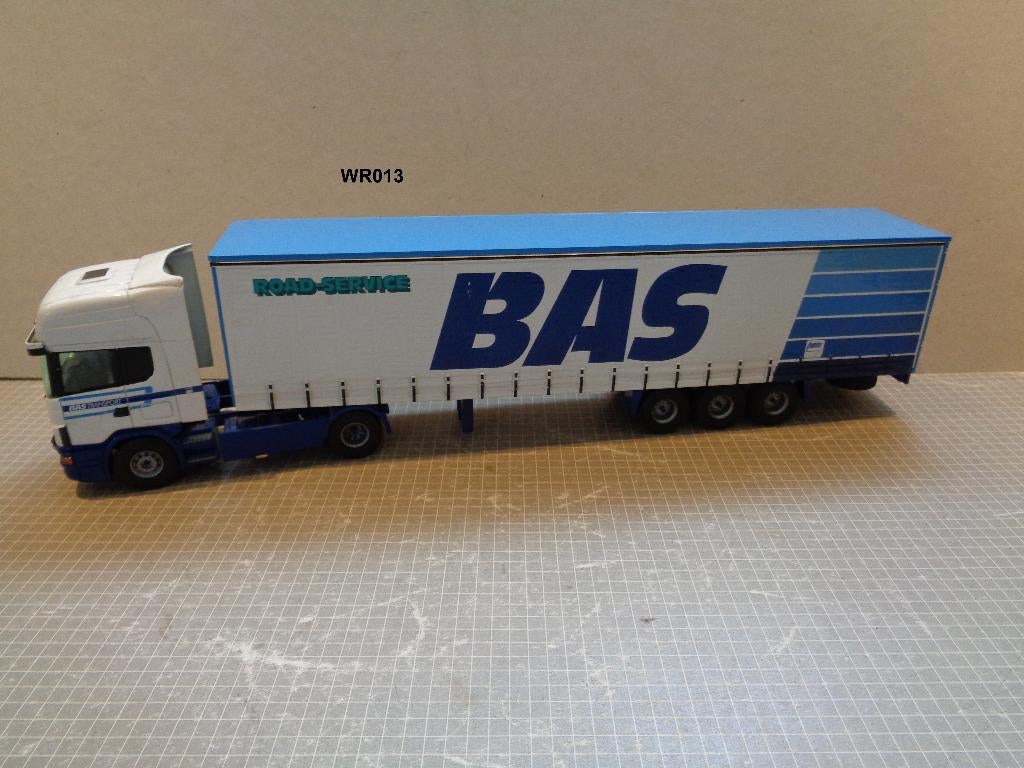tekno scania bas  met tautliner oplegger, Ophalen of Verzenden, Zo goed als nieuw, Bus of Vrachtwagen, Tekno