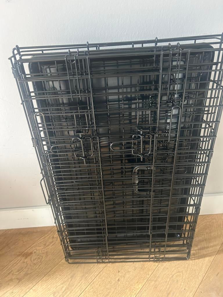 Adori Premium Bench 2-Deurs Zwart - Hondenbench, Ophalen, Zo goed als nieuw