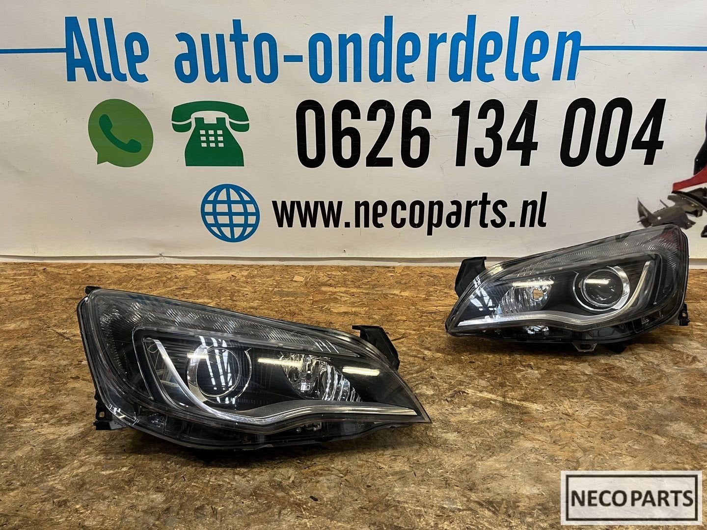 OPEL ASTRA J KOPLAMP KOPLAMPEN ORGINEEL 1ZT010012-02, Gebruikt, -, -, Opel