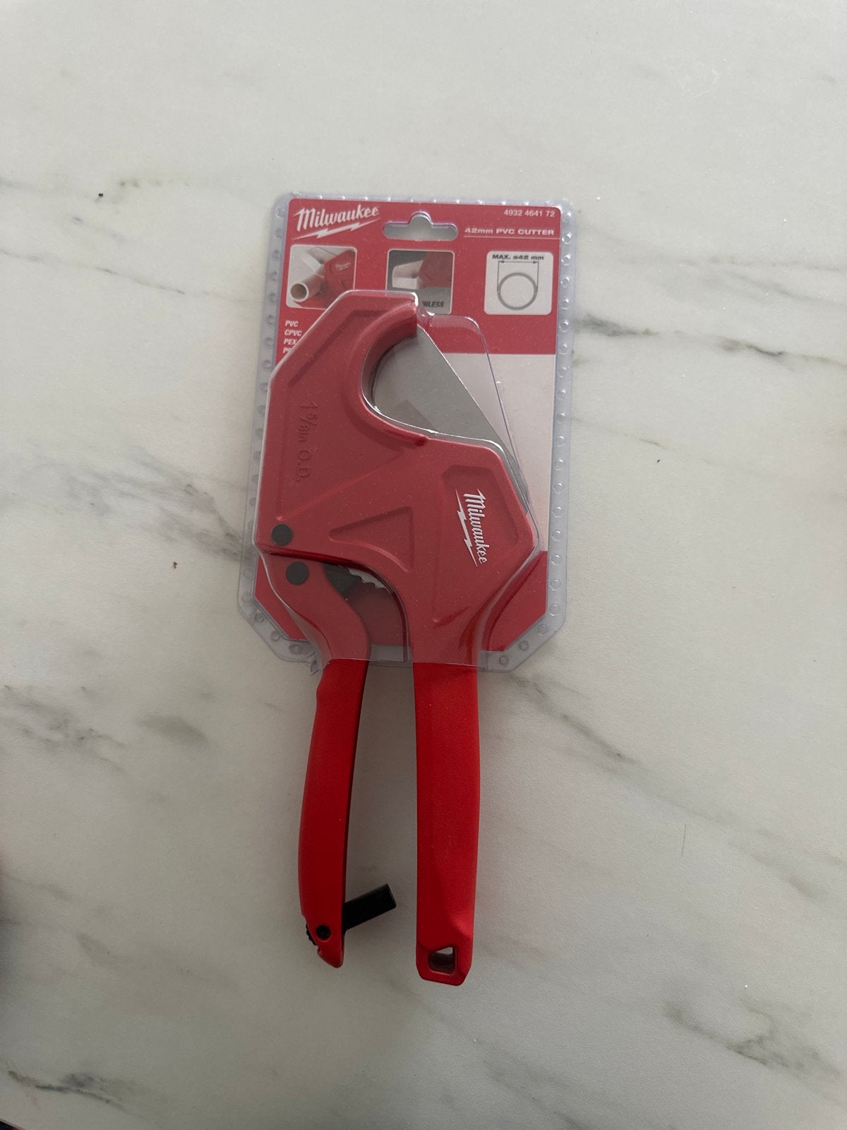 Milwaukee 42mm PVC Snijder - Nieuw in verpakking, Doe-het-zelf en Verbouw, Ophalen, Nieuw, Snijgereedschap, Milwaukee