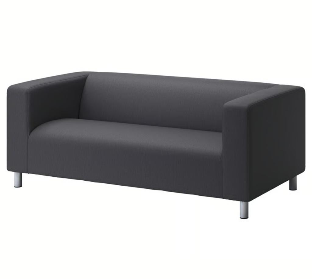 IKEA Klippan bank - Grijs, gedemonteerd, Huis en Inrichting, Banken | Bankstellen, Gebruikt, 150 tot 200 cm, Tweepersoons, 75 tot 100 cm