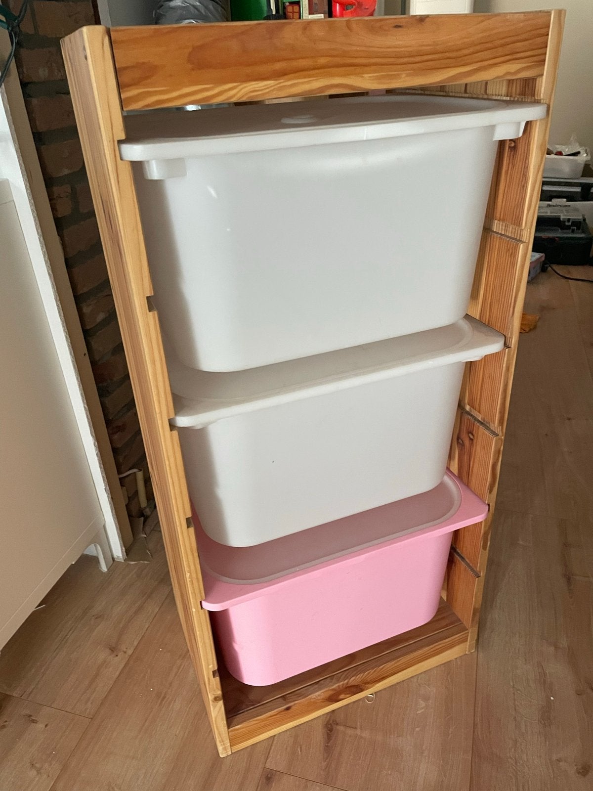 IKEA Trofast opbergkast met 3 bakken, hout, Ophalen, Gebruikt, Kast