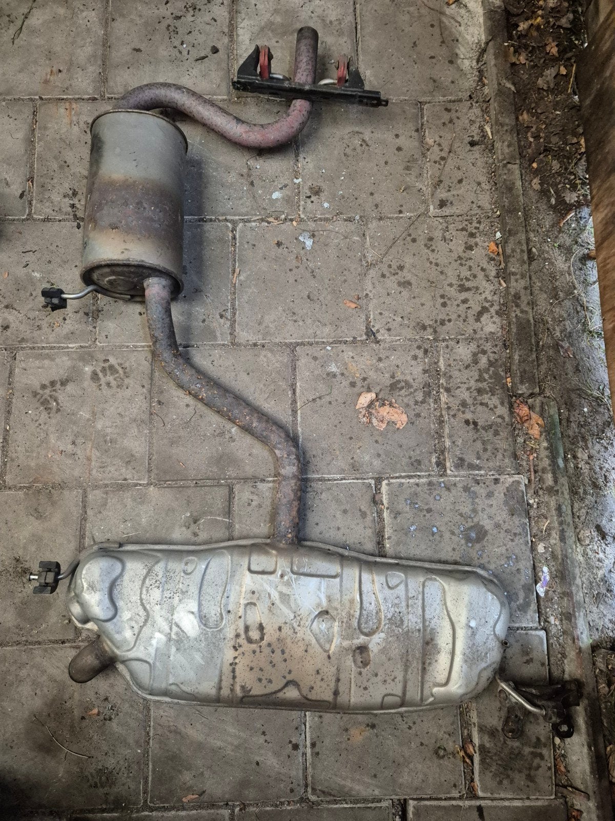 Einddemper en middendemper Volkswagen Golf 5 1.4/1.6 fsi, Auto-onderdelen, Ophalen of Verzenden, Gebruikt, Volkswagen