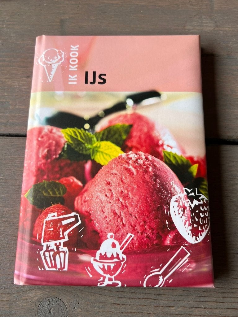 Kookboek “Ik kook ijs ijs recepten, desserts, zelf ijs maken, Boeken, Onbekend, Verzenden, Zo goed als nieuw, Taart, Gebak en Desserts