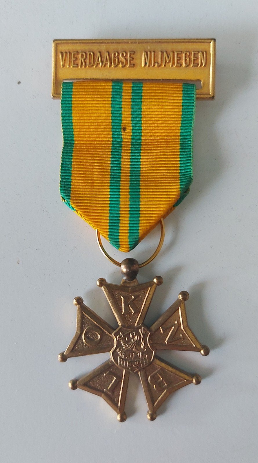 Medaille Nijmeegse Vierdaagse 1e keer (b), Verzenden, Landmacht, Nederland, Lintje, Medaille of Wings
