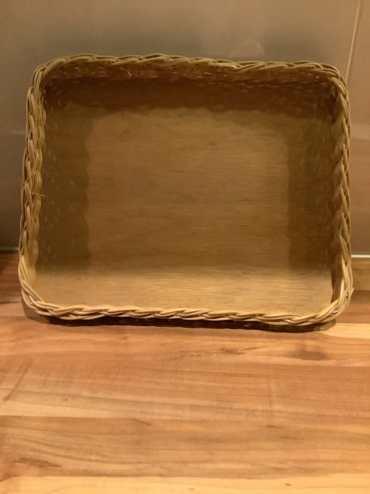 Vintage Theeblad ( tje( 26/21, Ophalen of Verzenden, Zo goed als nieuw, Hout