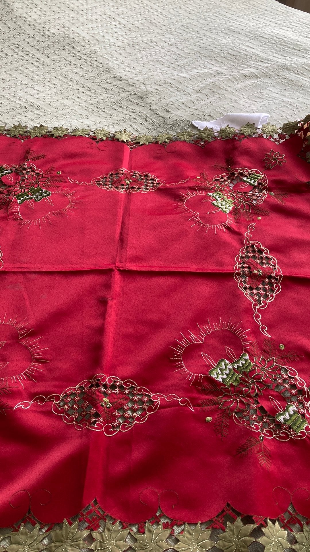 Prachtig kerst kleedje €10.00, Ophalen of Verzenden, Zo goed als nieuw