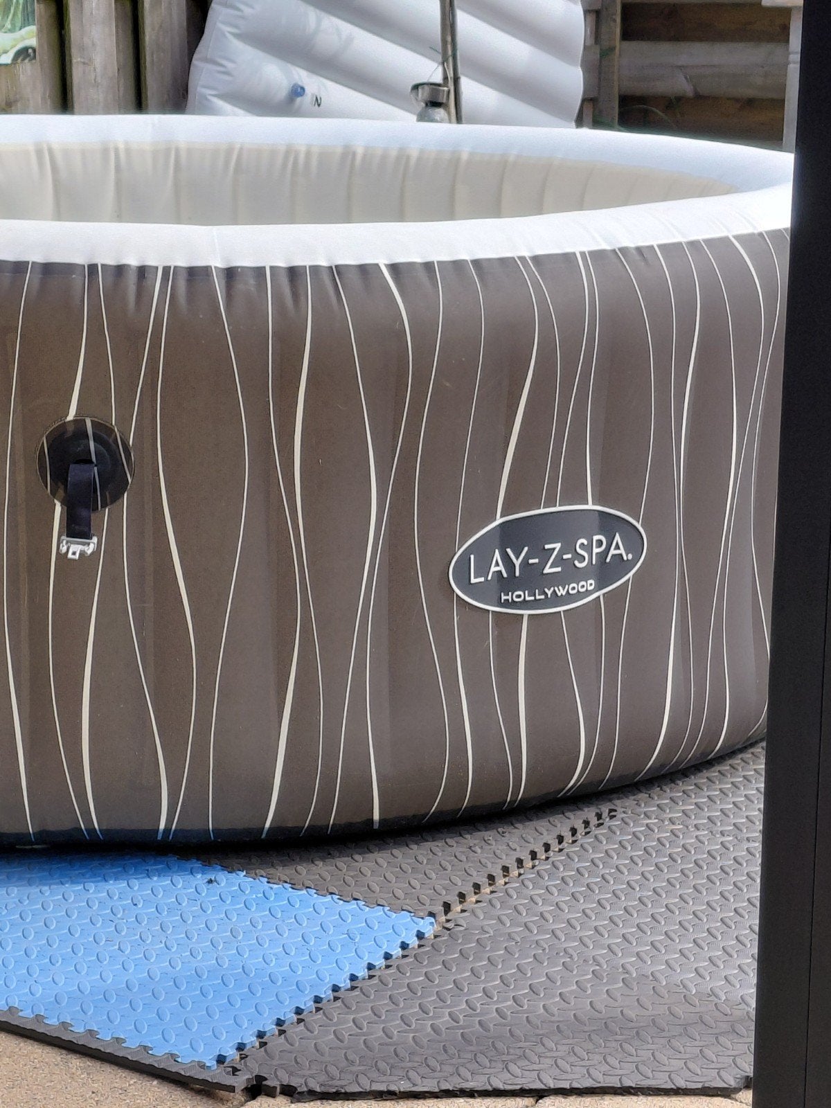 GEZOCHT Lay-z-spa, Tuin en Terras, Bubbelbaden en Hottubs, Ophalen, Gebruikt, Opblaasbaar