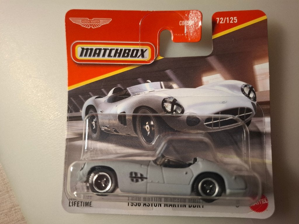 Matchbox 72 - 1956 Aston Martin DBR1 [grijs] 1/60 MIB, Ophalen of Verzenden, Nieuw, Auto