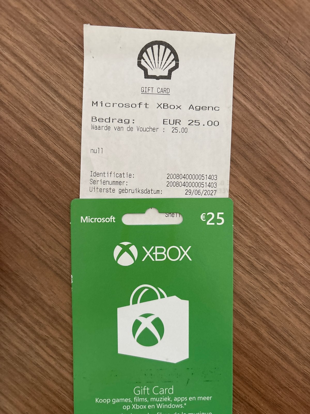 Xbox gift card, Eén persoon, Cadeaubon, Overige typen