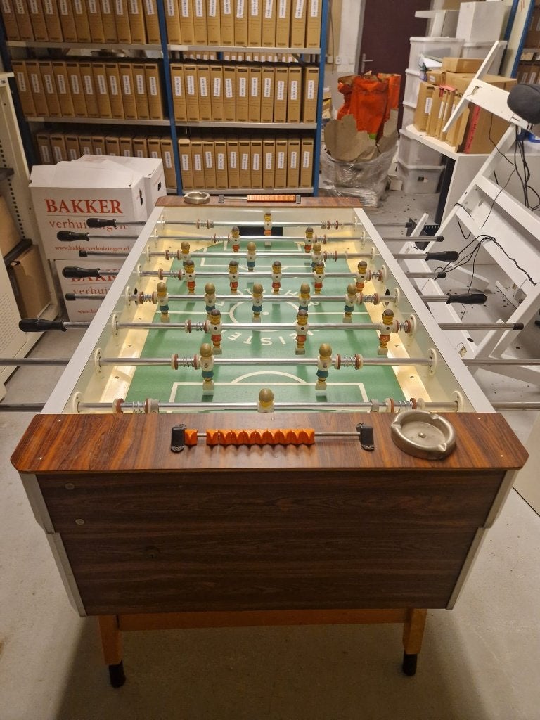 Deutsche Meister Grande Luxe Tafelvoetbaltafel, Kinderen en Baby's, Ophalen, Zo goed als nieuw