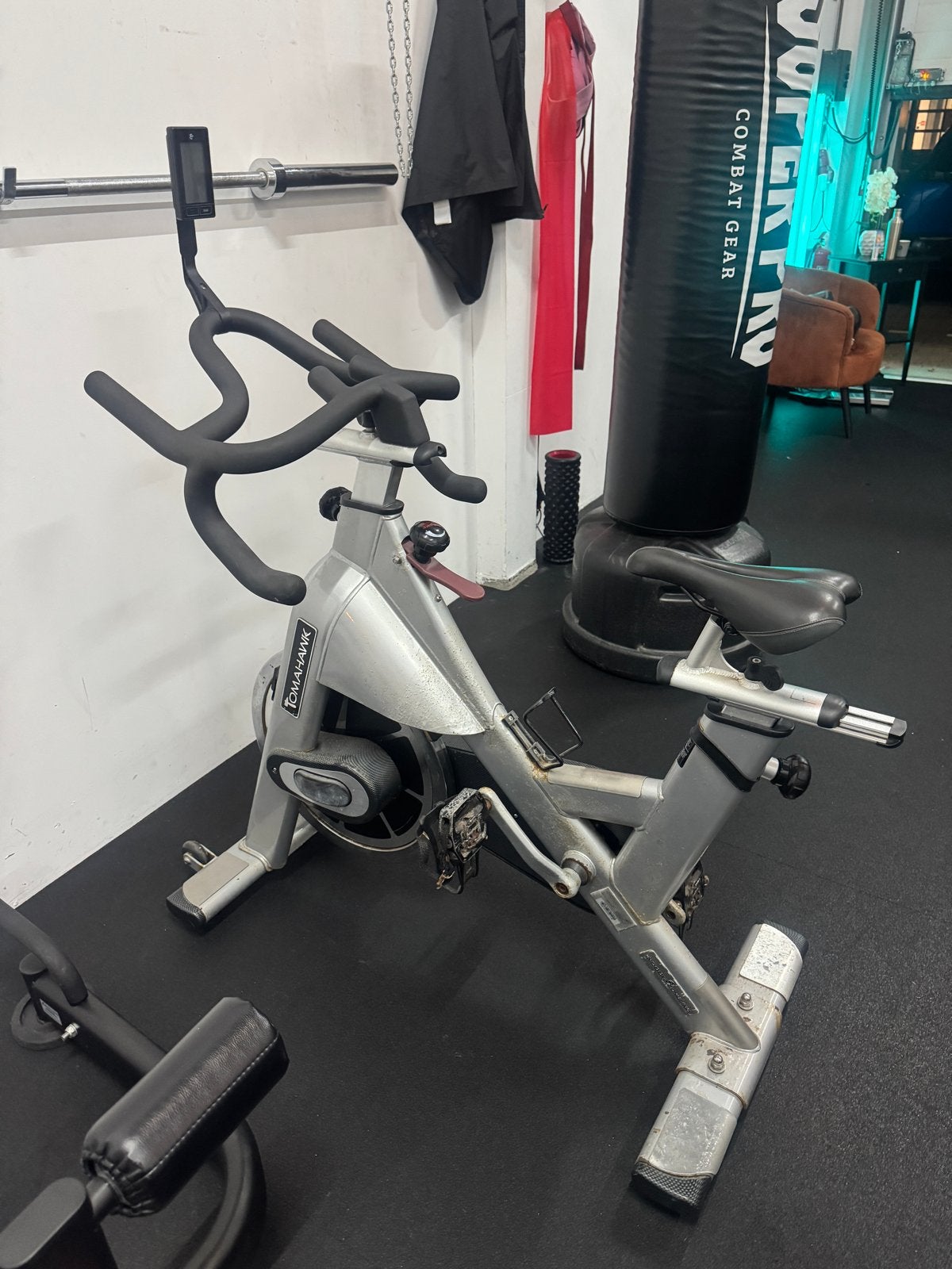 Tomahawk Spinningfiets, Ophalen, Spinningfiets, Zo goed als nieuw, Metaal