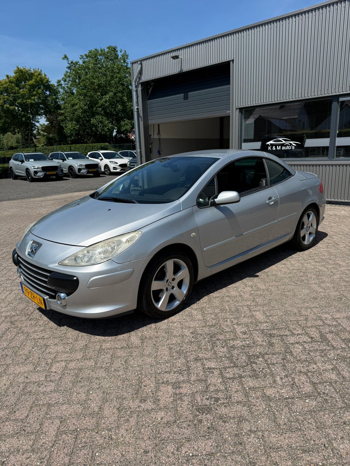 Peugeot 307 2.0 16V CC 2008 Grijs Cabriolet, Voorwielaandrijving, Bluetooth, 4 cilinders, Cabriolet