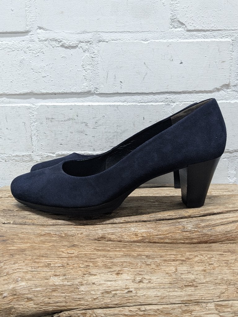 Paul Green - Suedeleren pumps maat 41 - Nieuw, Pumps, Blauw, Nieuw, Ophalen of Verzenden