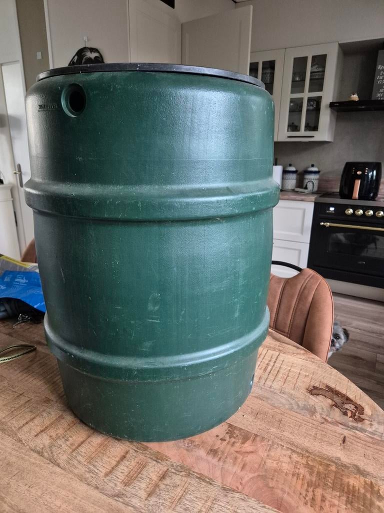 Regenton met deksel en kraantje, Tuin en Terras, 150 liter of meer, Ophalen