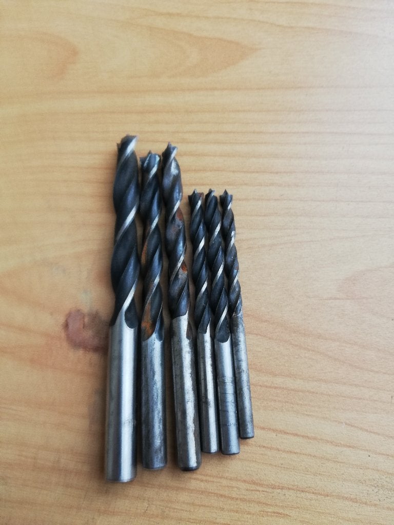 6 stuks zgan houtboren, Ophalen of Verzenden, Zo goed als nieuw
