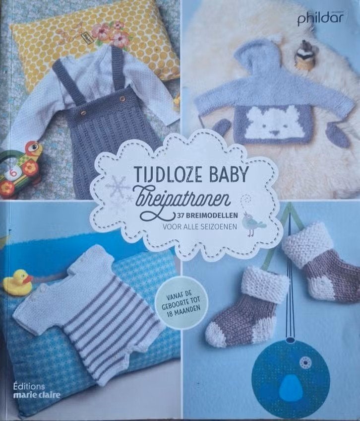 Tijdloze baby breimodellen - Marie Claire, Verzenden, Zo goed als nieuw, Breien, Patroon of Boek