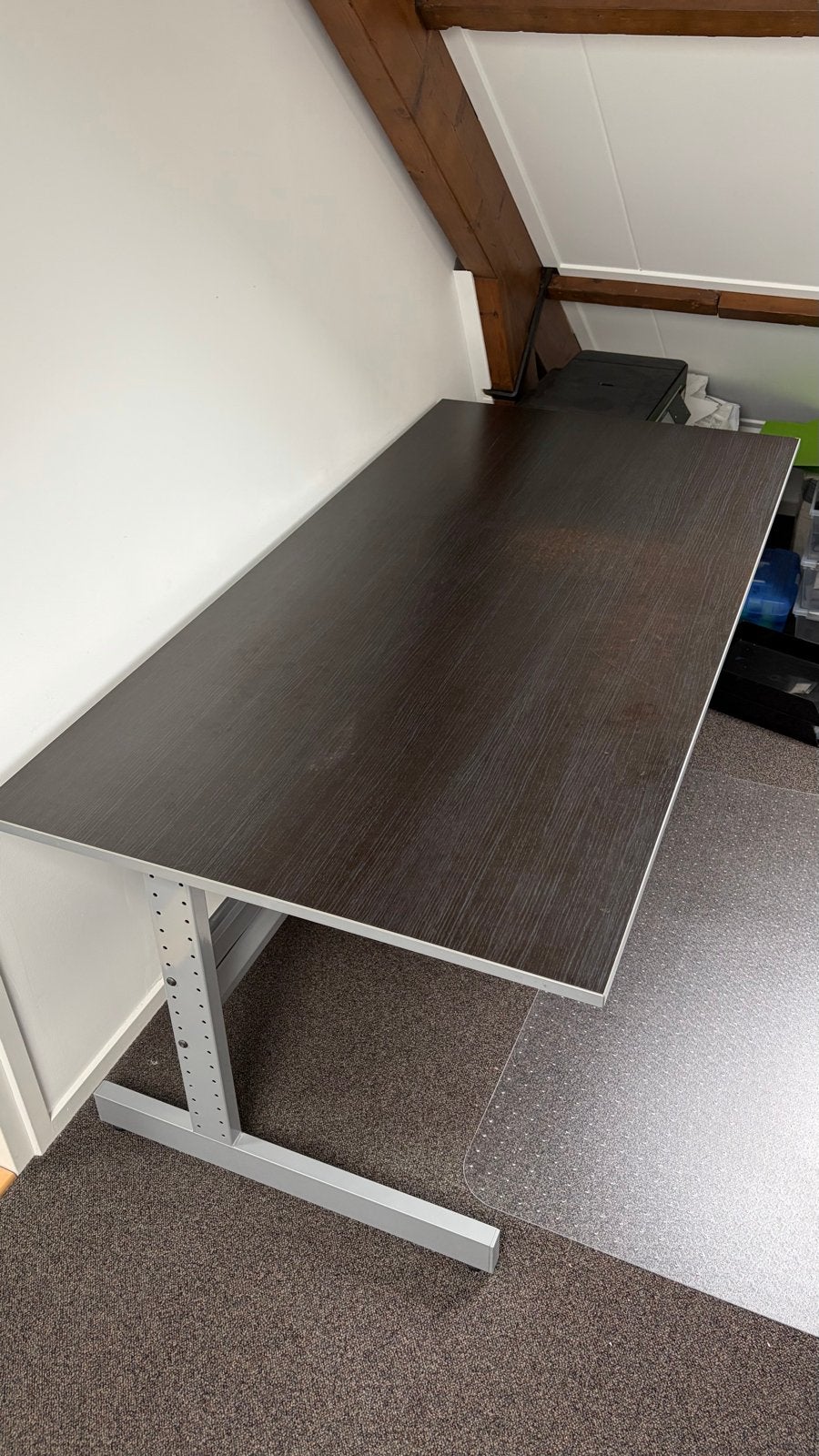 IKEA Bureau 160x80x73 - Ruim en stevig werkblad, Ophalen, Gebruikt, Spaanplaat of MDF, IKEA