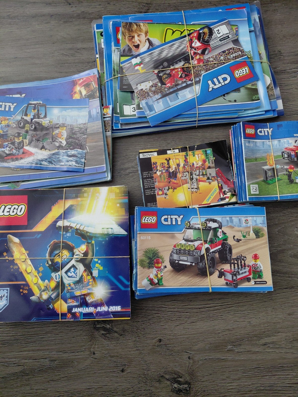 Grote partij LEGO instructieboekjes - diverse thema's, Ophalen of Verzenden, Gebruikt, Accessoire