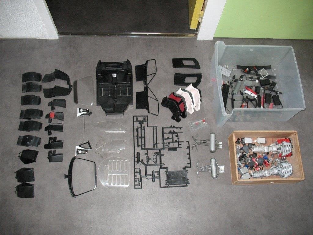 Onderdelen voor Pocher 1/8 Ferrari F40 1/8, Ophalen of Verzenden, Zo goed als nieuw, 1:5 t/m 1:8, Auto