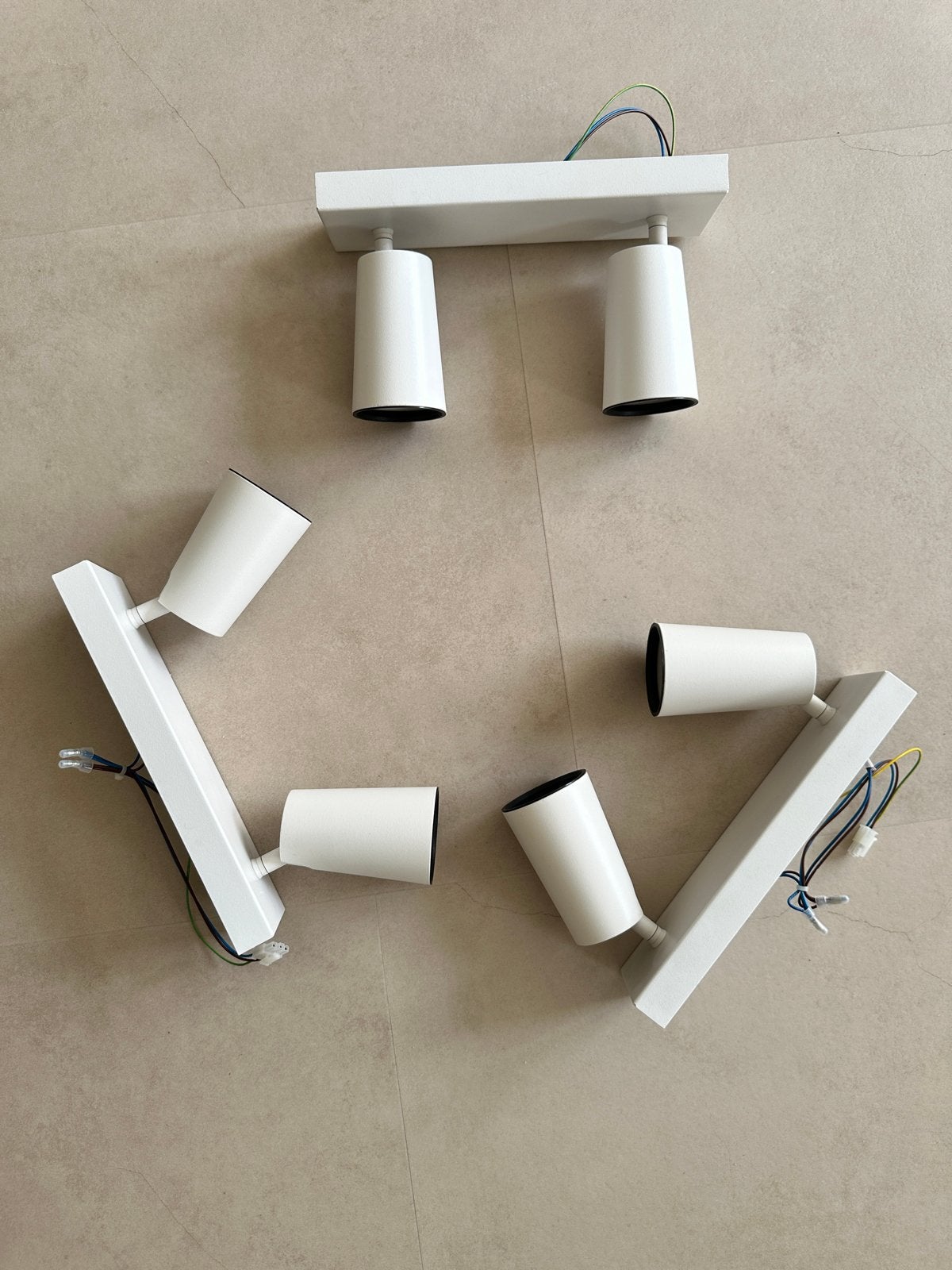 Philips Duo Spots myLiving Wit, Huis en Inrichting, Lampen | Spots, Ophalen, GU10, Zo goed als nieuw, LED