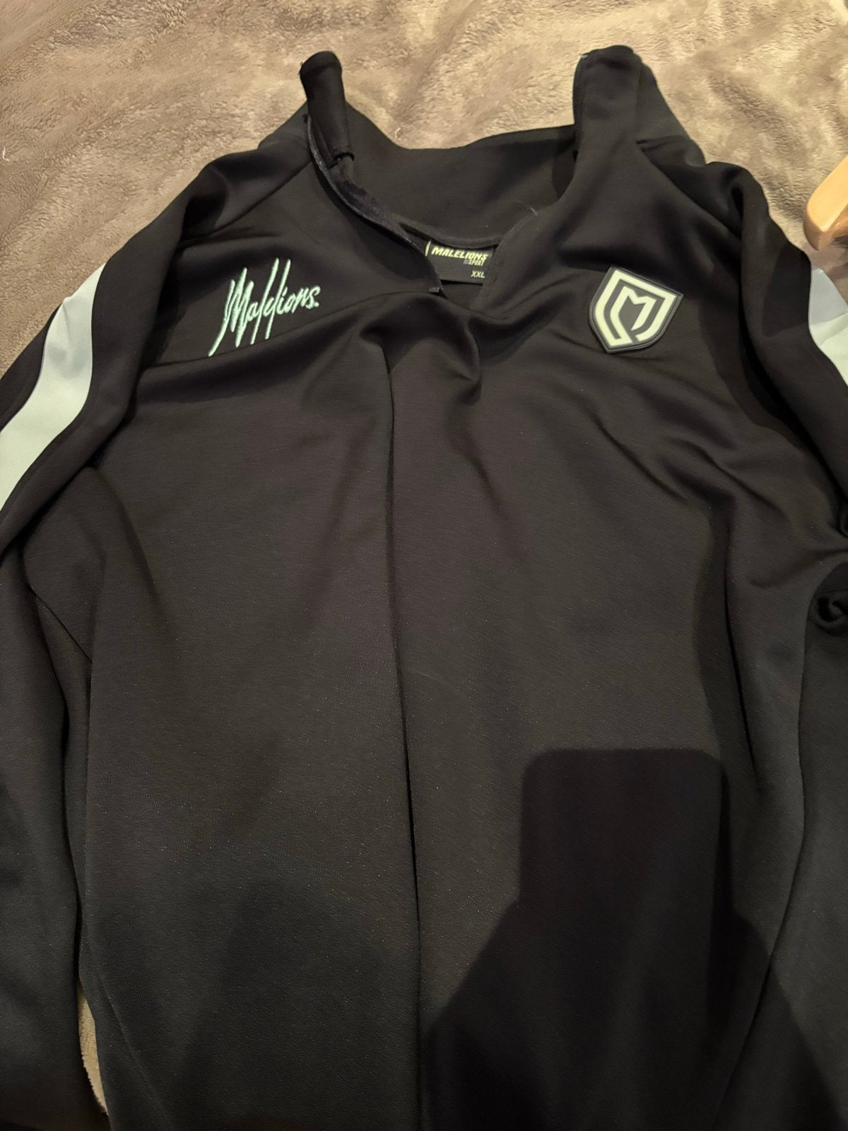 Malelions Sport Trainingspak Zwart XXL, Zwart, Maat 56/58 (XL), Ophalen of Verzenden, Zo goed als nieuw