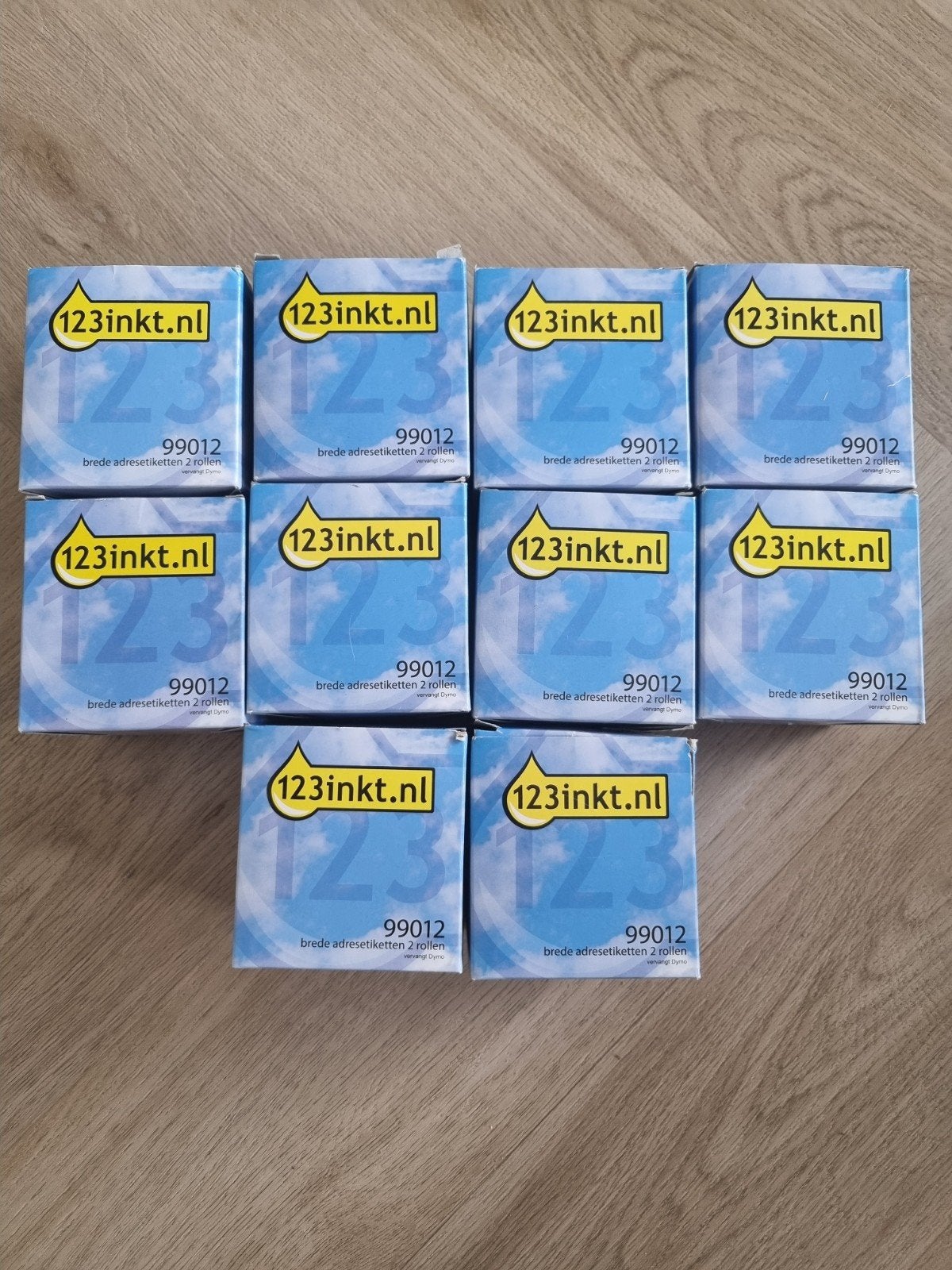 123inkt 99012 brede adresetiketten 20 rollen (vervangt Dymo), Computers en Software, Labelprinters, Nieuw, Ophalen of Verzenden