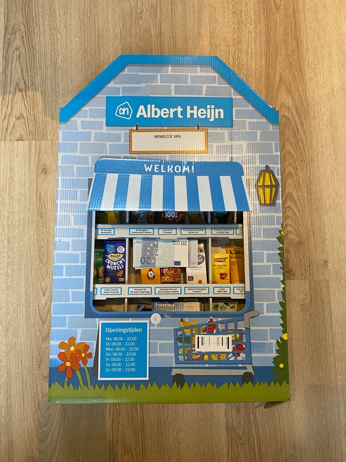 Albert Heijn Supermarkt Speelset met Miniatuur Boodschappen, Ophalen, Zo goed als nieuw, Jongen of Meisje