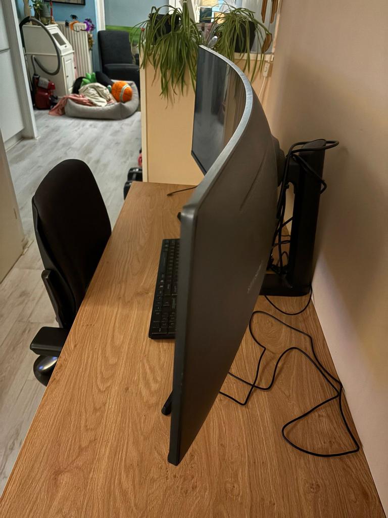 Samsung 49 inch Ultra Wide Curved Monitor, Ophalen, Zo goed als nieuw, Curved