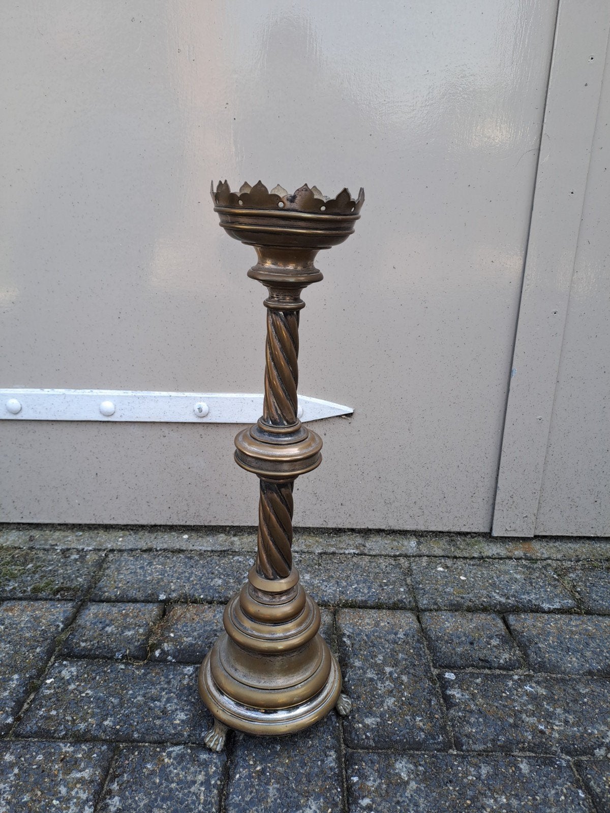 Kaarskandelaar, Antiek en Kunst, Ophalen, Koper of Brons
