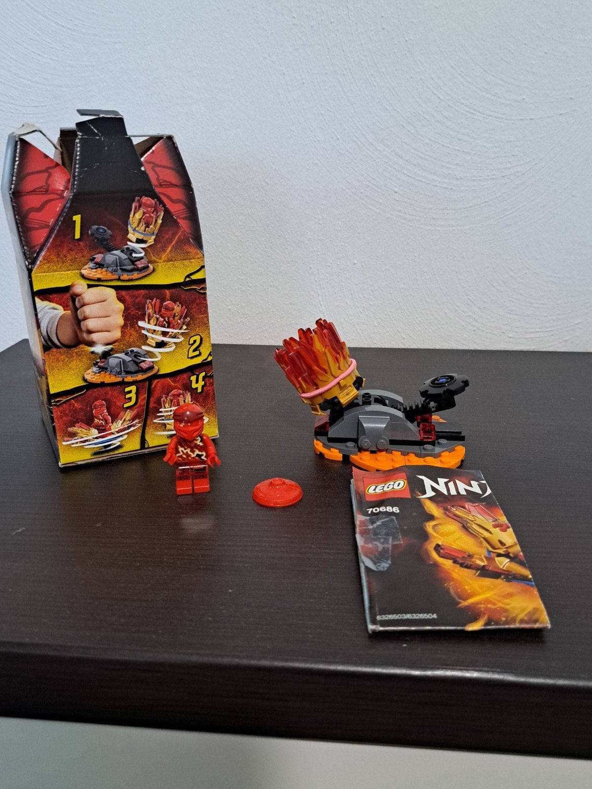 Lego ninjago spinjitzu burst kai, 70686, Lego, Ophalen of Verzenden, Zo goed als nieuw, Compleet
