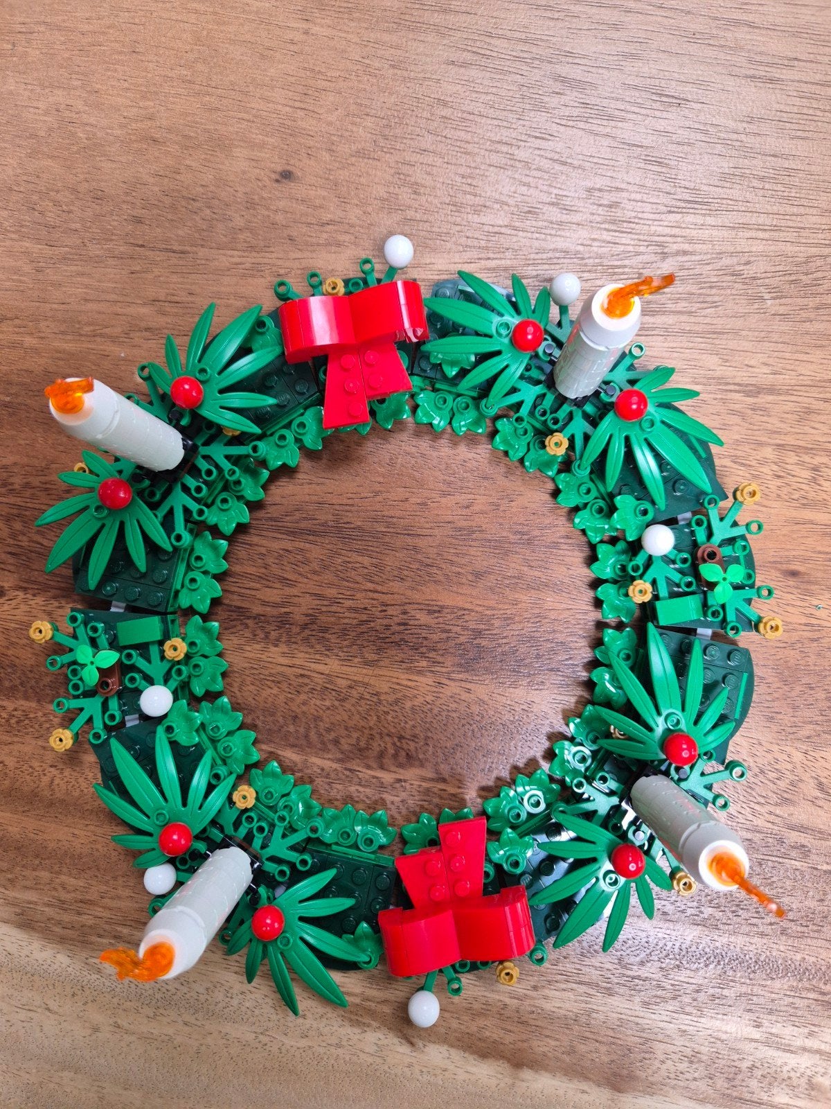 Lego Kerstkrans, Overige thema's, Lego, Ophalen of Verzenden, Zo goed als nieuw
