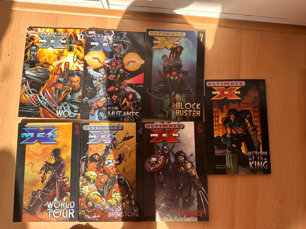 Ultimate X-Men TPB Mark Millar vol 3-8 + 10!, Meerdere comics, Ophalen of Verzenden, Zo goed als nieuw, Japan (Manga)
