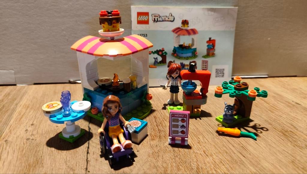 Lego Friends 41753 Pannenkoeken winkel, Ophalen of Verzenden, Zo goed als nieuw, Complete set, Lego