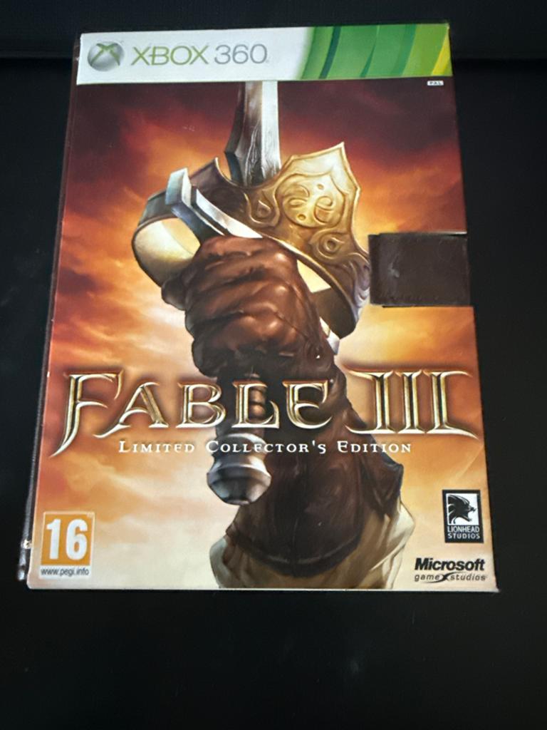 Fable III Limited Collector's Edition Xbox 360, Online, 1 speler, Ophalen of Verzenden, Zo goed als nieuw