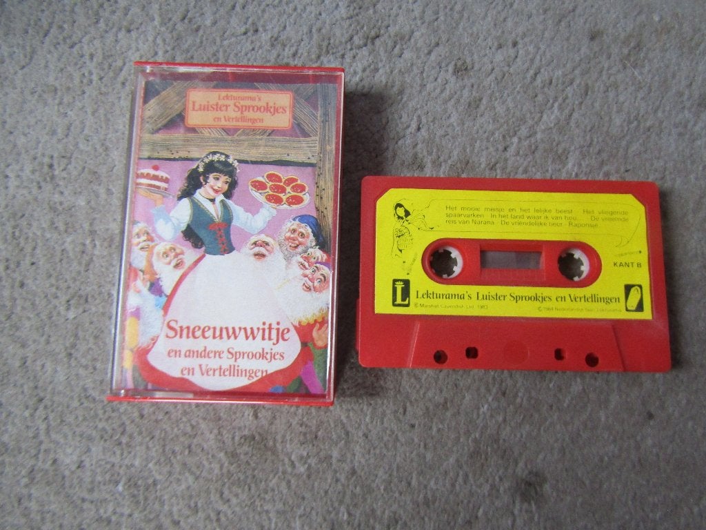 Cassette: Sneeuwitje en andere sprookjes van Lecturama, Cd's en Dvd's, Cassettebandjes, Gebruikt, Kinderen en Jeugd, 1 bandje