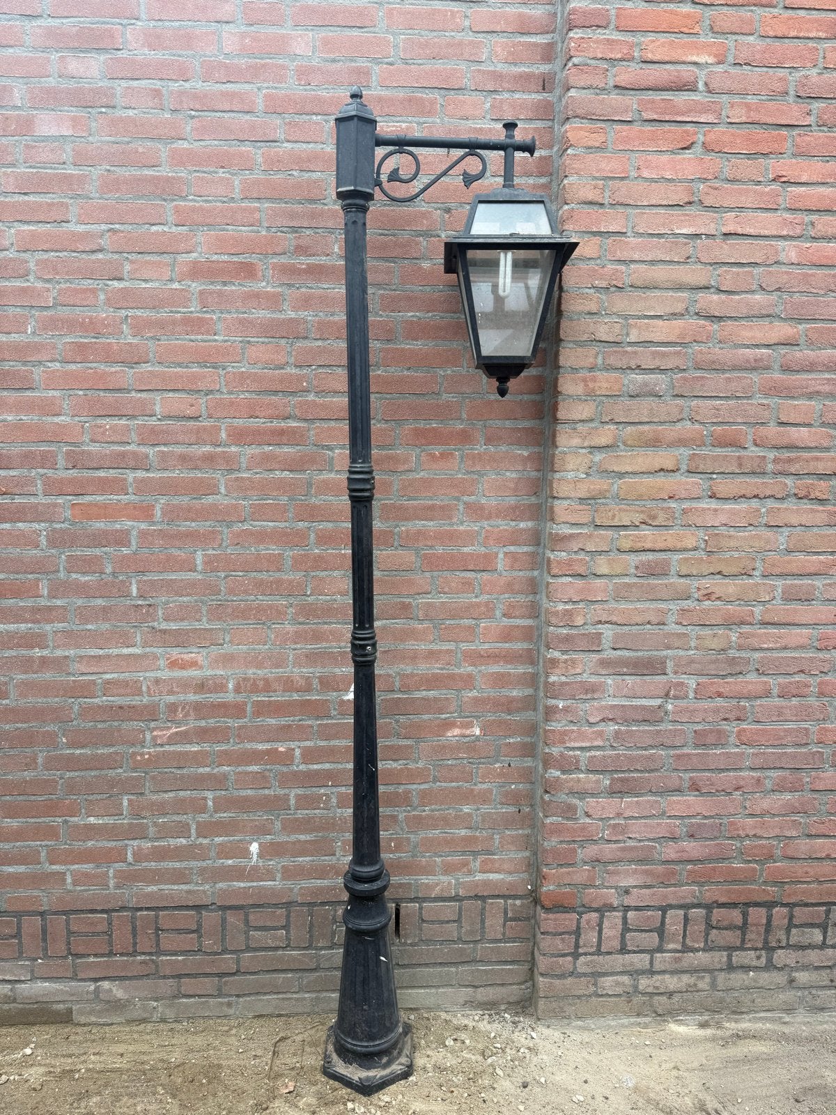 Staande Buitenlamp / buitenlantaarn - Zwart Metaal, Ophalen, Minder dan 50 watt, Staande lamp, Waterbestendig
